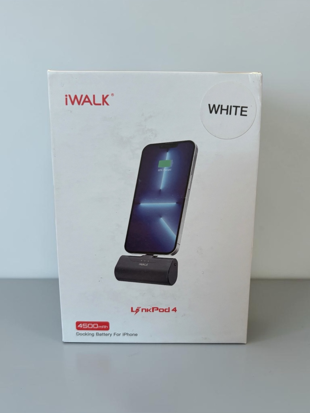iWALK Portable Charger 4500mAh USB for iPhone Samsung NIP
